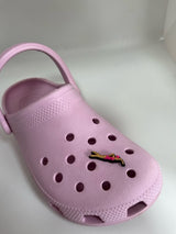Swim Croc Charm - Pink swimmer
