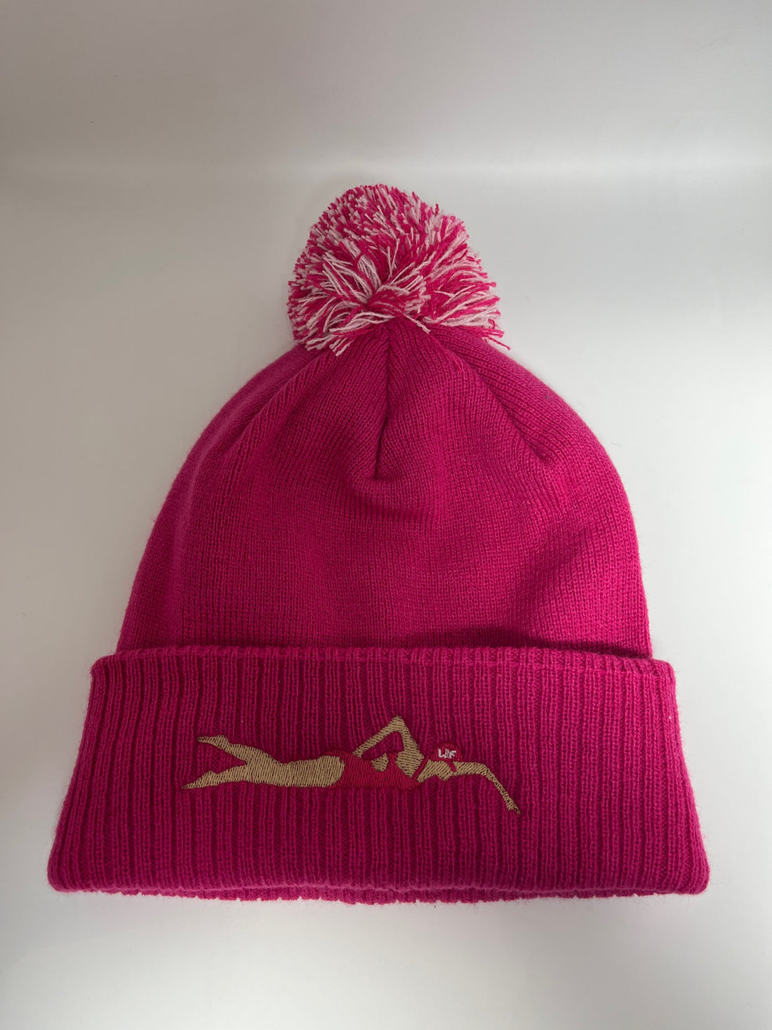 Swim Bobble hat -  Pink Swimmer