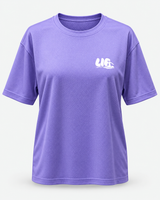 Swim T Shirt - Eat Pasta Swim Fasta - Digital Lavender - White Print