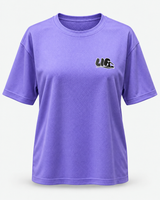 Swim T Shirt - Eat Pasta Swim Fasta - Digital Lavender - Black Print