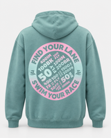 Swim Hoodie - Find Your Lane Pastel - Dusty Green - Coming Soon