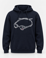 Swim Hoodie - Goggles Front Logo