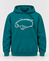 Swim Hoodie - Goggles Front Logo