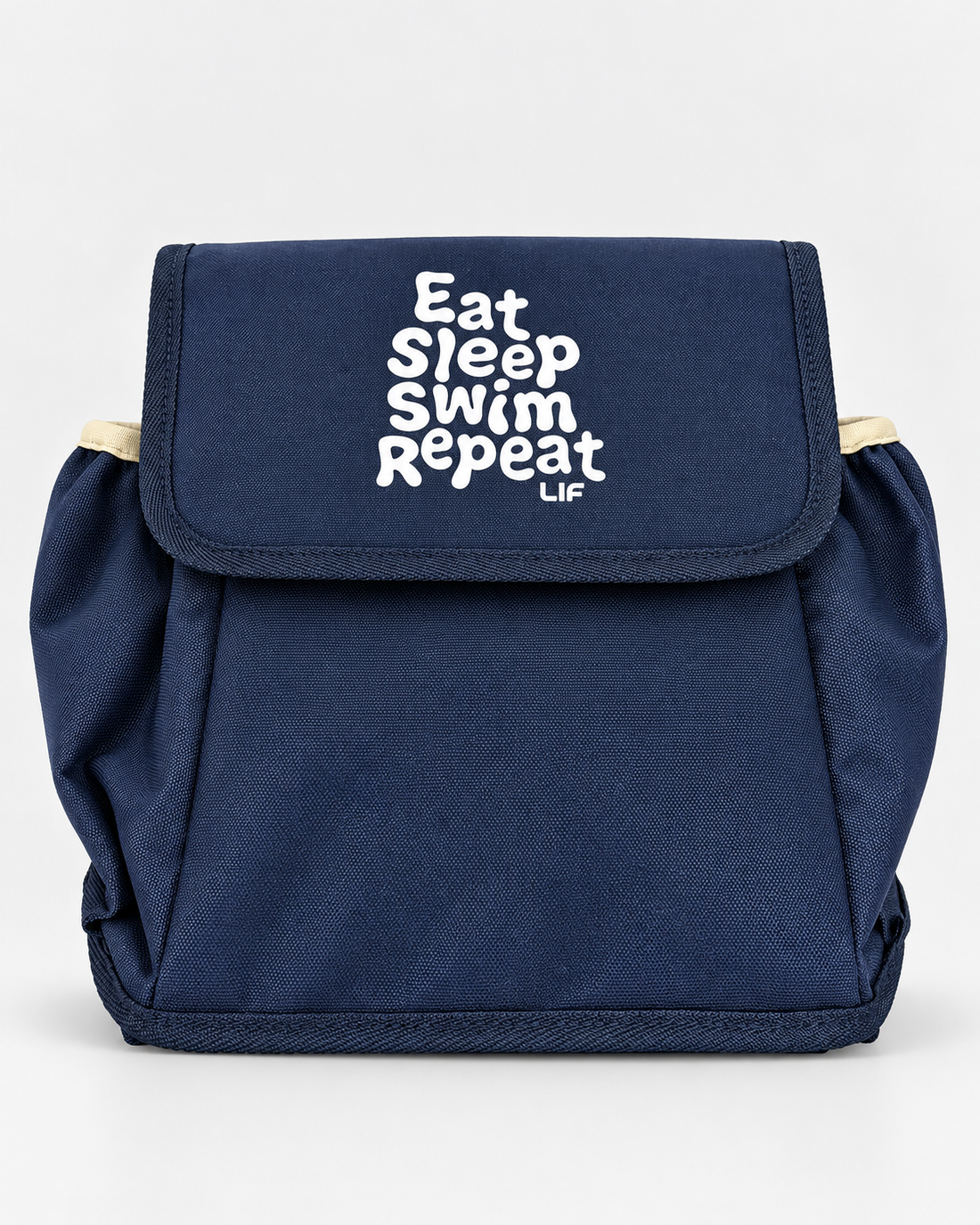 Navy Last Is Fast Lunch Bag — staged product photo