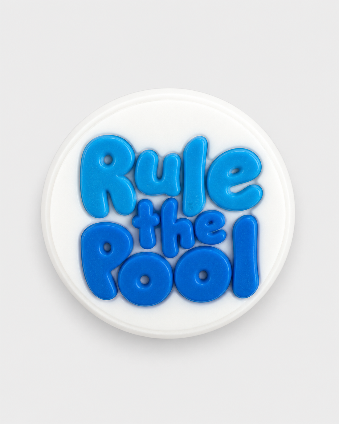 Swim Croc Charm - Rule The Pool — studio product photograph