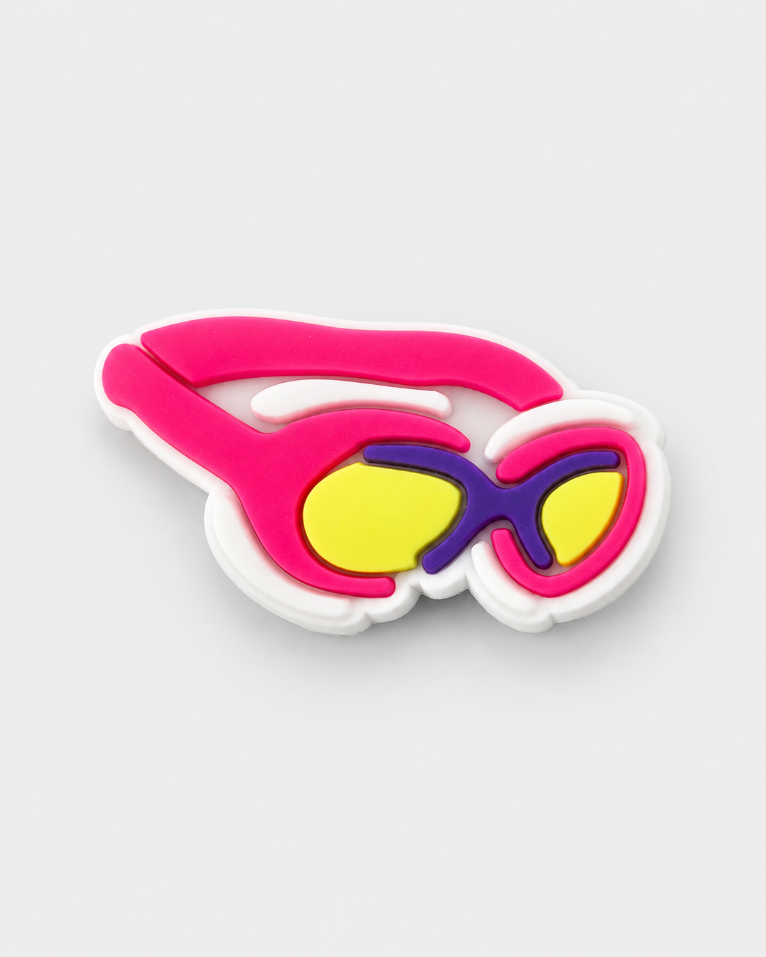 Swim Croc Charm - Swimming Goggles — studio product photograph