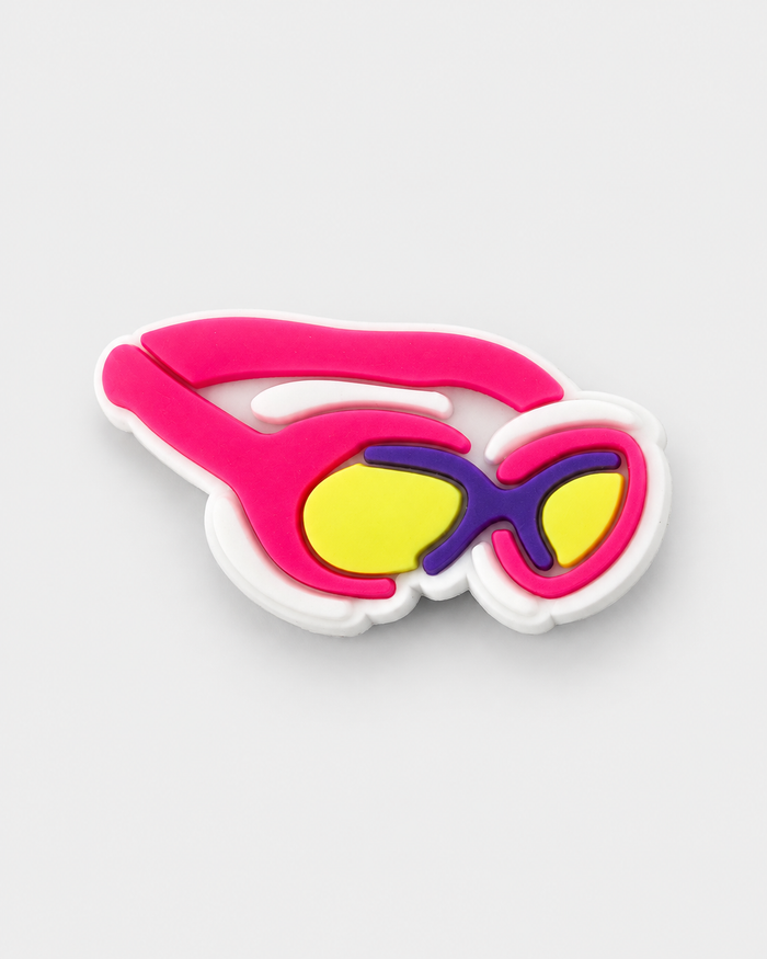 Swim Croc Charm - Swimming Goggles — studio product photograph